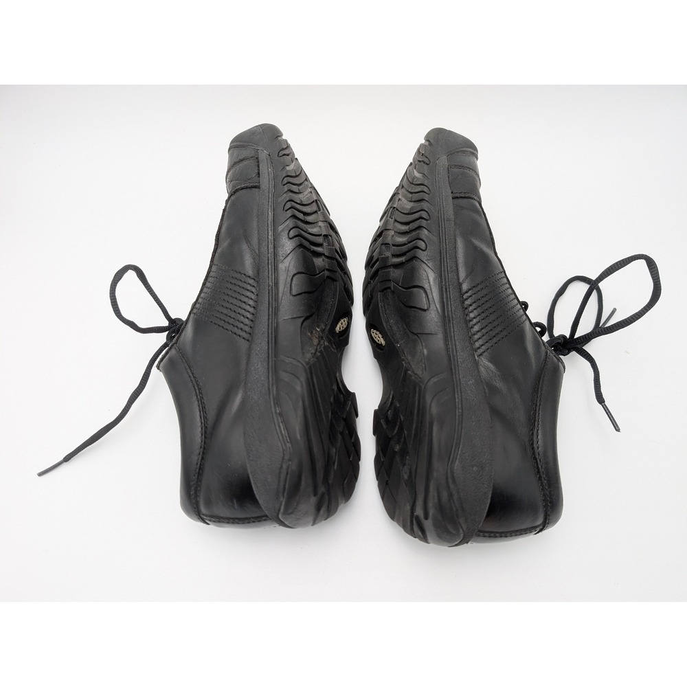 Keen Oxford Shoes Mens 9.5 Black Leather Lace Up Work Gorpcore Rugged Utility - Picture 6 of 7